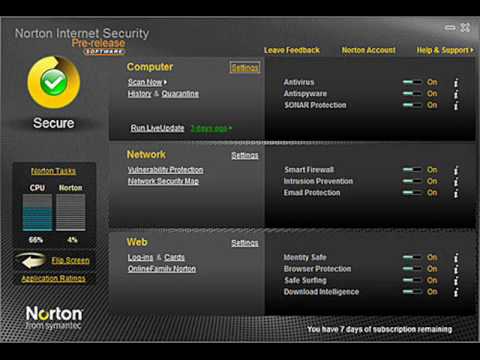 download norton internet security 2010